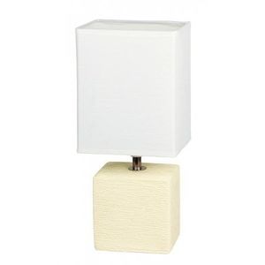 Stolná lampa izbová, krémová, Rabalux vyobraziť