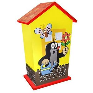 Rappa Drevená pokladnička Krtko, 9 x 12, 5 x 6 cm vyobraziť