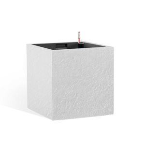 Flower Lover Samozavlažovací kvetináč Cubico Stone biela, 27 cm, 27 cm vyobraziť