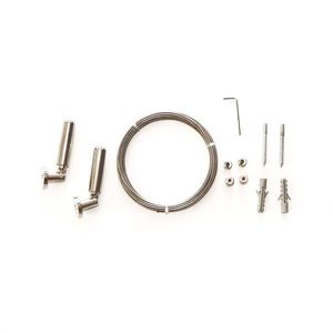 Gardinia Napínacia lanková súprava Race strieborná, 5 m, vyobraziť