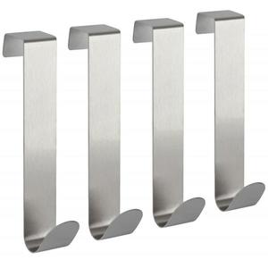 Vešiak na dvere 22x120 mm z nehrdzavejúcej ocele 4 ks vyobraziť