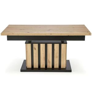 Zdvíhací stolík Baretti lamele artisan/čierna 130/170 vyobraziť