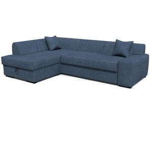 Rohová sedacia súprava Minos L Poso 5 modrá vyobraziť