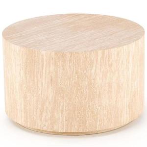 Konferenčný stolík Travertino okrúhly travertín vyobraziť