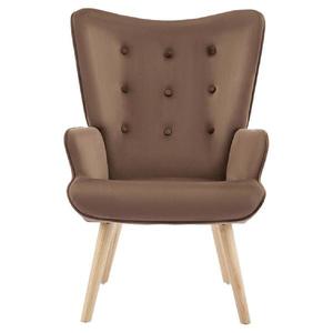 Kreslo Nicol hnedá vyobraziť