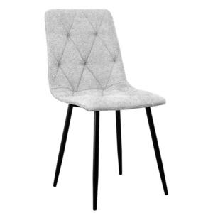 Stolička Naomi Svetlo šedá Borg 05 vyobraziť