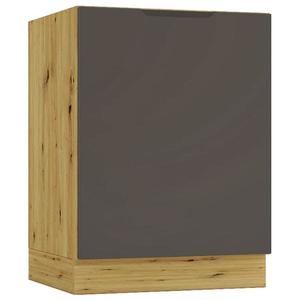 Kuchynská skrinka Cosmo Isabel D60pc P/L Mocca Grey/Dub Artisan vyobraziť