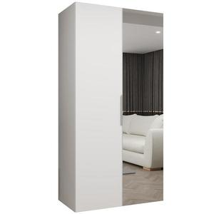 Skriňa Marbella II 100 biela/strieborný vyobraziť