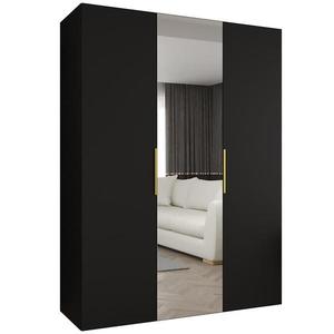 Skriňa Marbella II 150 čierna/zlatá vyobraziť