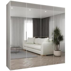 Skriňa Marbella III 200 biela/strieborný vyobraziť