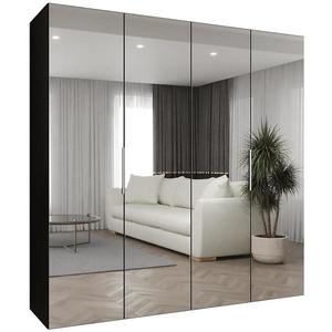 Skriňa Marbella III 200 čierna/strieborný vyobraziť