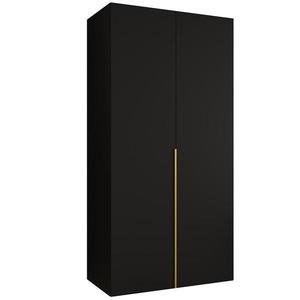 Skriňa Alicante I 100 čierna/zlatá vyobraziť