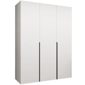 Skriňa Alicante I 150 biela/čierna vyobraziť