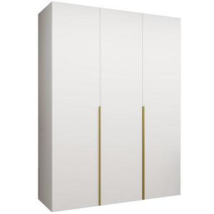 Skriňa Alicante I 150 biela/zlatá vyobraziť