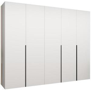 Skriňa Alicante I 250 biela/čierna vyobraziť