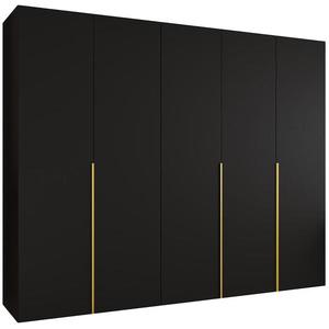 Skriňa Alicante I 250 čierna/zlatá vyobraziť