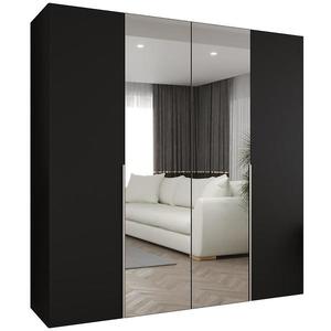 Skriňa Alicante II 200 čierna/strieborný vyobraziť