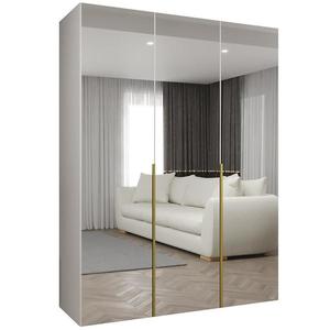 Skriňa Alicante III 150 biela/zlatá vyobraziť