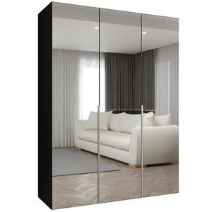 Skriňa Alicante III 150 čierna/strieborný vyobraziť