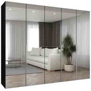 Skriňa Alicante III 250 čierna/strieborný vyobraziť