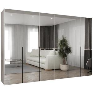 Skriňa Alicante III 300 biela/čierna vyobraziť