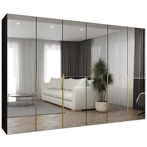 Skriňa Alicante III 300 čierna/zlatá vyobraziť