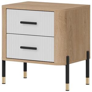 Nočný Stolík Dante Dt21dub Cremona/Biela vyobraziť