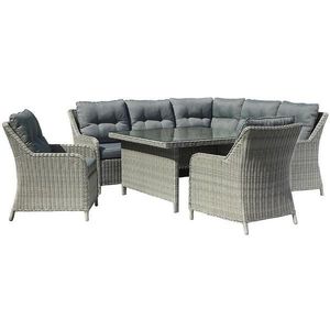 Rohové záhradné sedačky vyobraziť