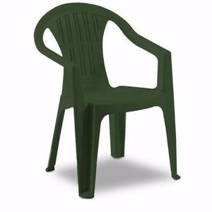 Plastová stolička zelená vyobraziť