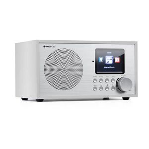 Auna Silver Star Mini, internetové DAB+/FM rádio, WiFi, BT, DAB+/FM, biele vyobraziť