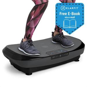KLARFIT VIBE 4DX Pro, vibračná plošina, 300 W, 4 režimy, 4DX TripleMotor, sivá, čierna vyobraziť
