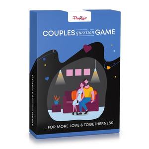 Spielehelden Couple Question Card Game - pre viac lásky a spolupatričnosti Kartová hra v anglickom jazyku vyobraziť