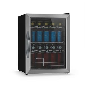 Klarstein Beersafe chladnička na nápoje so sklenenými dverami | 64 x 48 cm | Vnútorné LED osvetlenie | Strieborno-čierna vyobraziť