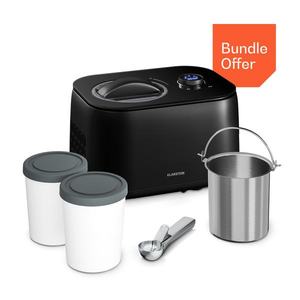 Klarstein FrostFusion zmrzlinovač, slushie a jogurtovač s kompresorom a príslušenstvom | 1 l | 100 W vyobraziť