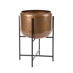 ArtFir Stojan na kvety DONICA | zlatý 34 x 50 cm vyobraziť