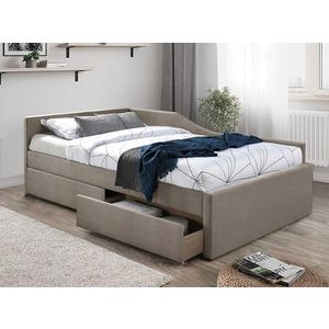 Signal Posteľ ELIOT Velvet 120 x 200 cm | béžová vyobraziť