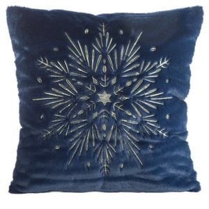 ArtFir Vianočná obliečka na vankúš 119 | tmavomodrá/zlatá 45 x 45 cm vyobraziť