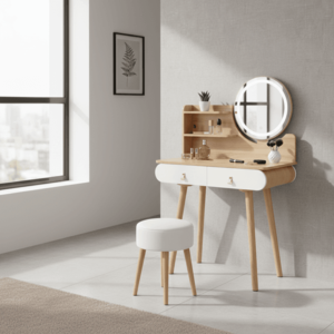 ArtJum Toaletný stolík SCANDI biela | CM-324329 vyobraziť