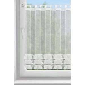ArtFir Krátka záclona LILIAN 3 PU | biela 150 x 90 cm vyobraziť
