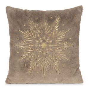 ArtFir Vianočná obliečka na vankúš 119 A | svetlohnedá 45 x 45 cm vyobraziť