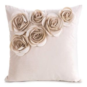 ArtFir Obliečka na vankúš FLORES 1 | púdrovoružová 45 x 45 cm vyobraziť