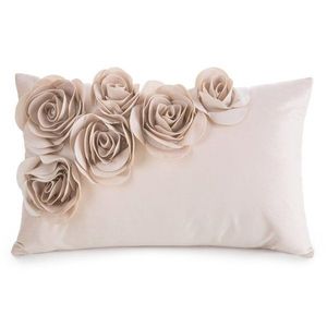 ArtFir Obliečka na vankúš FLORES 1 | púdrovoružová 30 x 50 cm vyobraziť