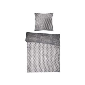 Dobnig Flanelová posteľná bielizeň, antracitová (140 x 200 cm, 80 x 70 cm) vyobraziť