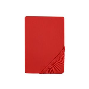 Biberna Napínacia džersejová plachta (červená, 90 – 100 x 200 cm) vyobraziť