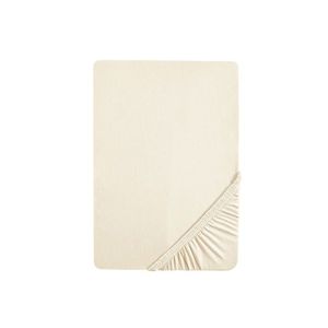 Biberna Napínacia džersejová plachta (prírodná, 90 – 100 x 200 cm) vyobraziť