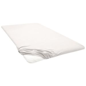 Biberna Napínacia plachta na vrchný matrac (svetlobéžová, 180 – 200 x 200 cm) vyobraziť