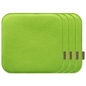 MAGMA Podložka na sedenie Avaro, 4 kusy (hranatý, zelená) vyobraziť