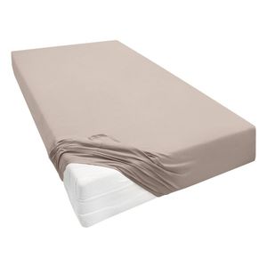 Biberna Napínacia plachta (bledohnedá, 90 – 100 x 200 – 220 cm) vyobraziť