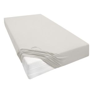 Biberna Napínacia plachta (bledosivá, 90 – 100 x 200 – 220 cm) vyobraziť