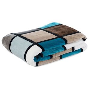 Gözze Deka Antigua, 150 x 200 cm (tyrkysová/hnedosivá/petrolejová) vyobraziť